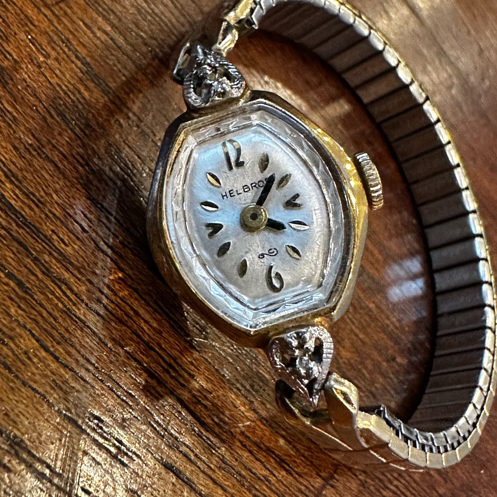 Women's 1960s Helbro Gold and Silver Watch